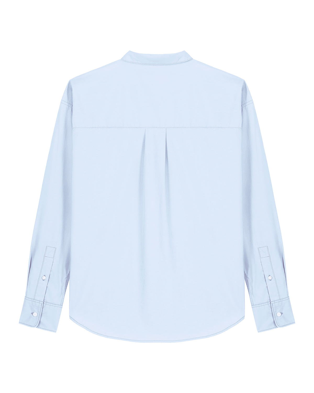 Men Shirt Green Heart Embroidery