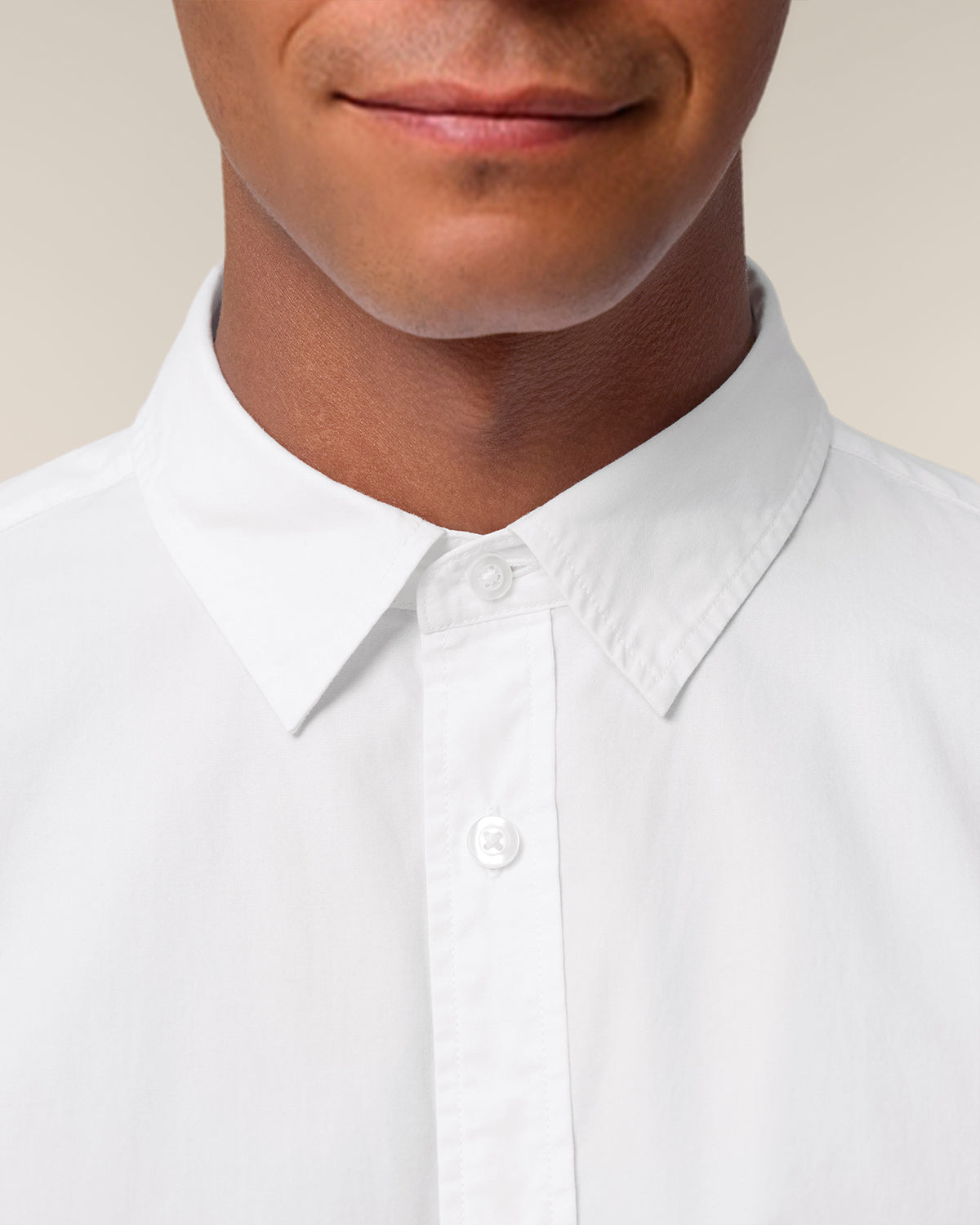 Men Shirt Green Heart Embroidery