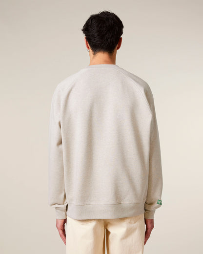 Unisex Sweatshirt Green Heart Stick