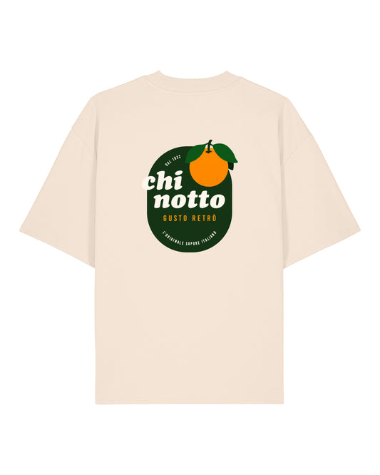 T-Shirt High Neck Backprint Chinotto – Gusto Retrò