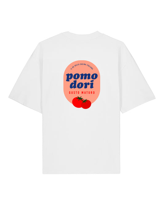 T-Shirt High Neck Backprint Pomodori – Gusto Maturo