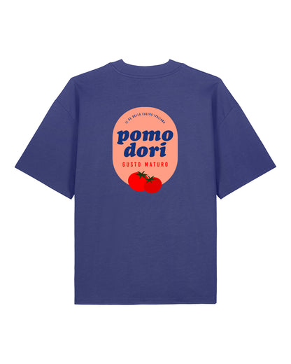 T-Shirt High Neck Backprint Pomodori – Gusto Maturo