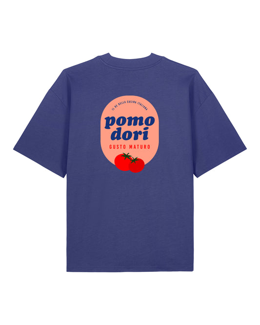T-Shirt High Neck Backprint Pomodori – Gusto Maturo