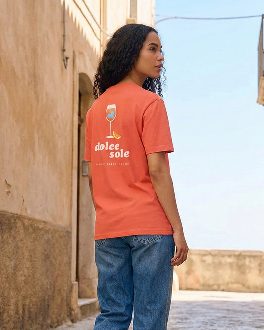 Unisex T-Shirt Dolce Sole Rückenprint