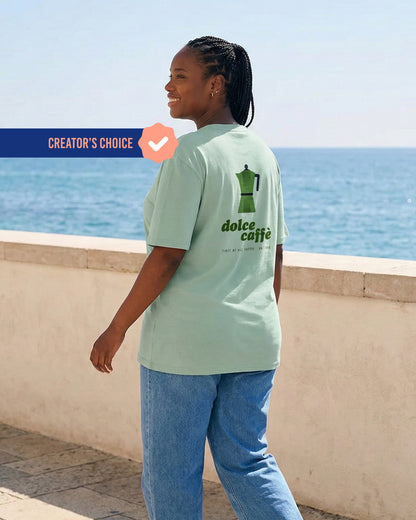 Unisex T-Shirt Dolce Caffè Rückenprint