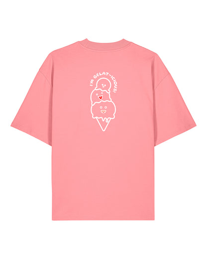 T-Shirt High Neck Backprint Gelaticious