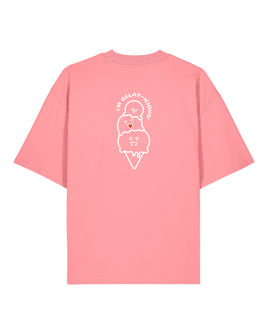 T-Shirt High Neck Backprint Gelaticious