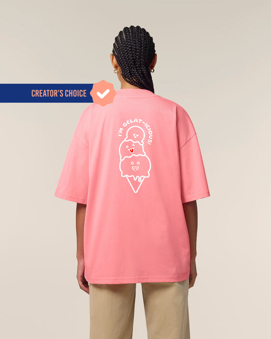 Unisex Oversized T-Shirt Gelaticious Rückenprint
