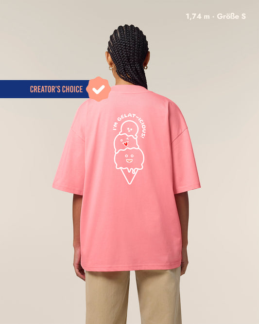 Unisex Oversized T-Shirt Gelaticious Rückenprint