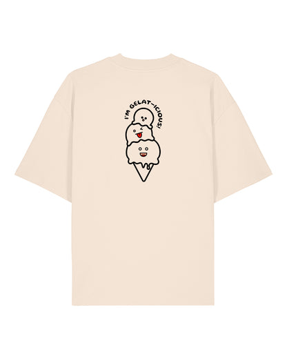 T-Shirt High Neck Backprint Gelaticious