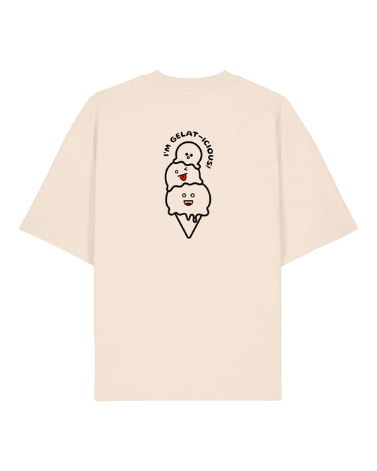T-Shirt High Neck Backprint Gelaticious