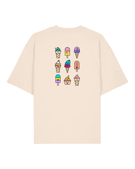 T-Shirt High Neck Backprint Gelato Mix