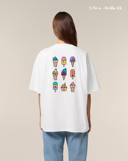 Unisex Oversized T-Shirt Gelato Mix Rückenprint