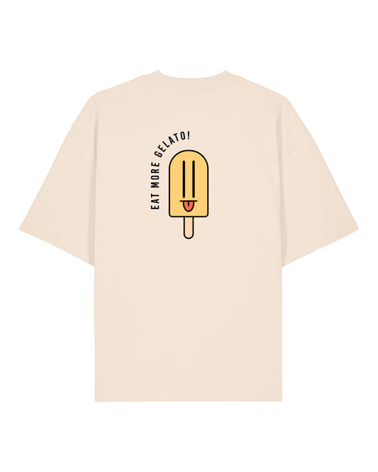 T-Shirt High Neck Backprint More Gelato