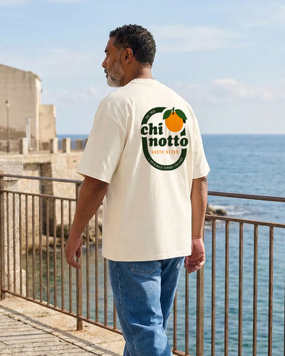 Unisex Oversized T-Shirt Chinotto Rückenprint