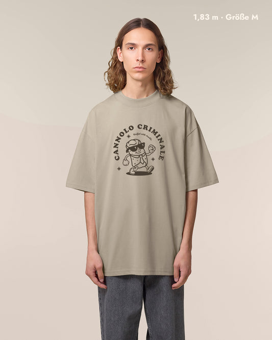 Unisex Oversized T-Shirt Cannolo Criminale Frontprint