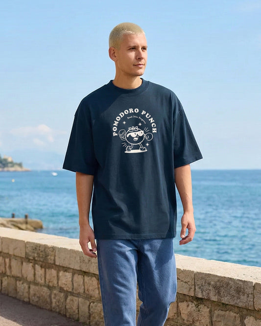 Unisex Oversized T-Shirt Pomodoro Punch Frontprint