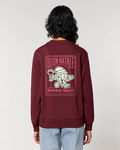 Crewneck-Sweatshirt Backprint Holiday Spirit