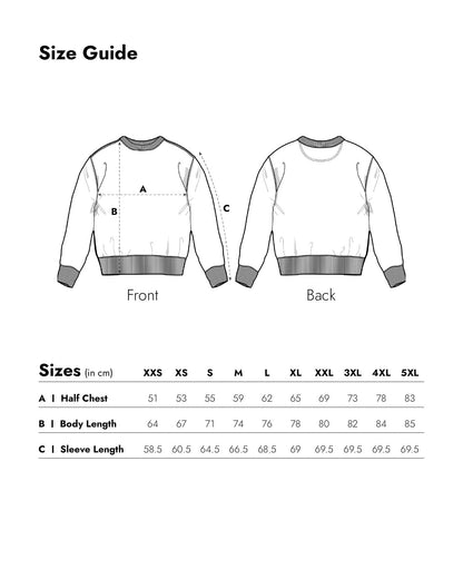 Crewneck-Sweatshirt Backprint Holiday Spirit