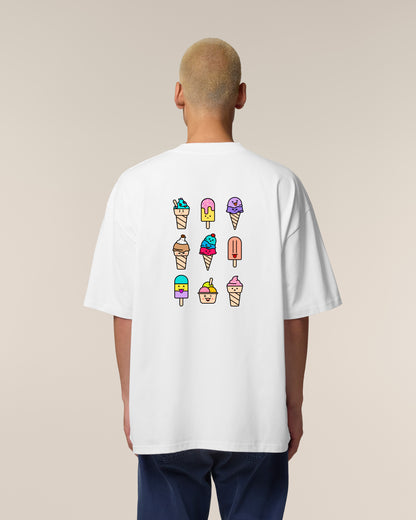 T-Shirt High Neck Backprint Gelato Mix