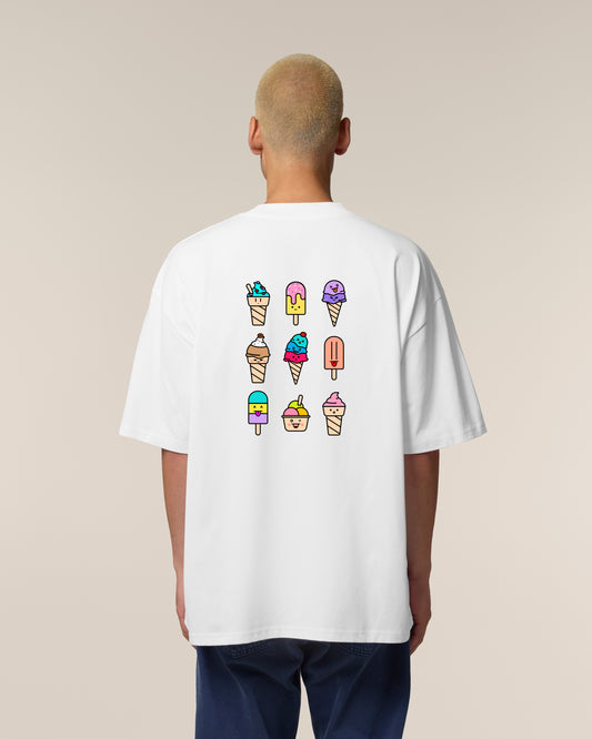 T-Shirt High Neck Backprint Gelato Mix