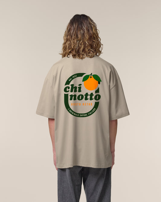 T-Shirt High Neck Backprint Chinotto – Gusto Retrò