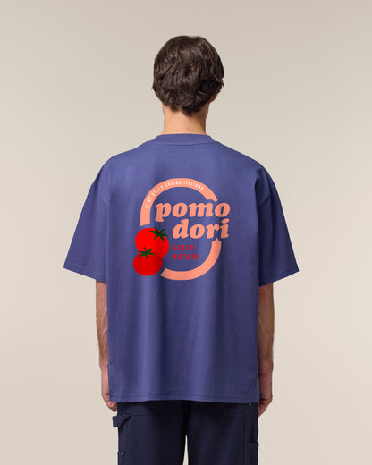 T-Shirt High Neck Backprint Pomodori – Gusto Maturo