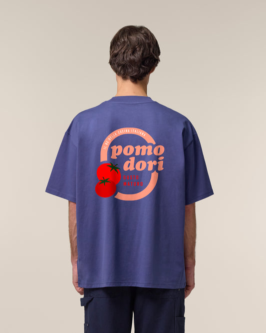 T-Shirt High Neck Backprint Pomodori – Gusto Maturo