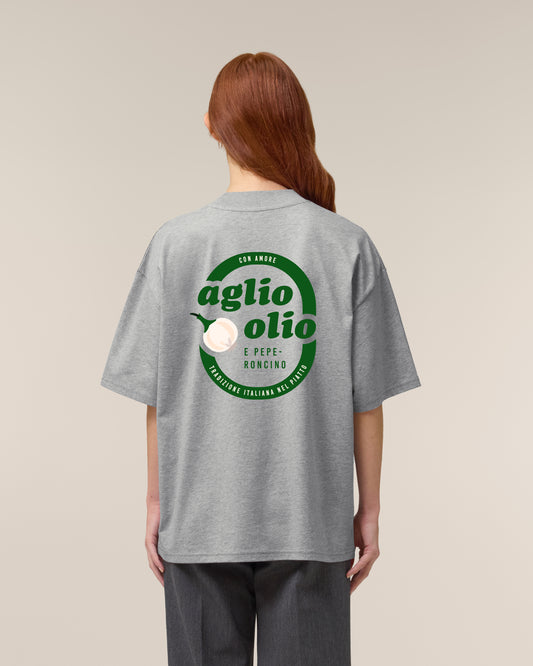 T-Shirt High Neck Backprint Aglio Olio E Peperoncino