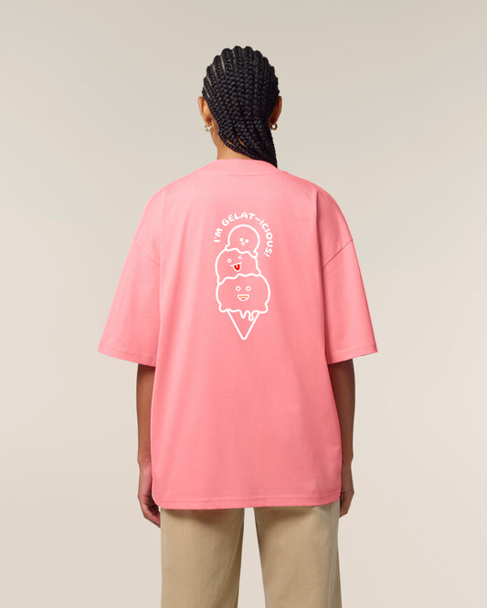T-Shirt High Neck Backprint Gelaticious