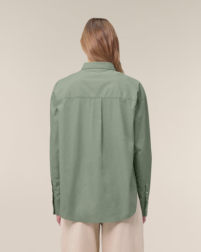 Woman Shirt Green Heart