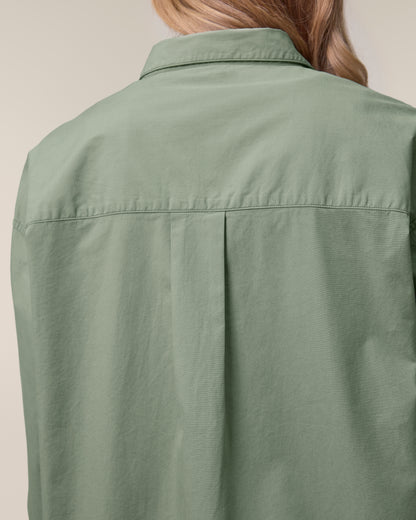 Woman Shirt Green Heart