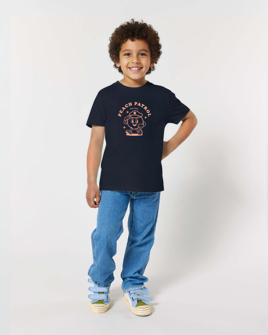 Kids T-Shirt Peach Patrol Frontprint
