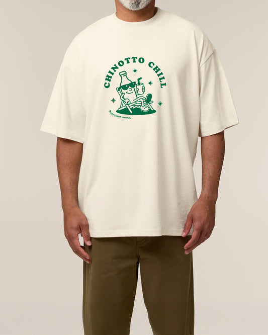 T-Shirt High Neck Frontprint Chinotto Chill