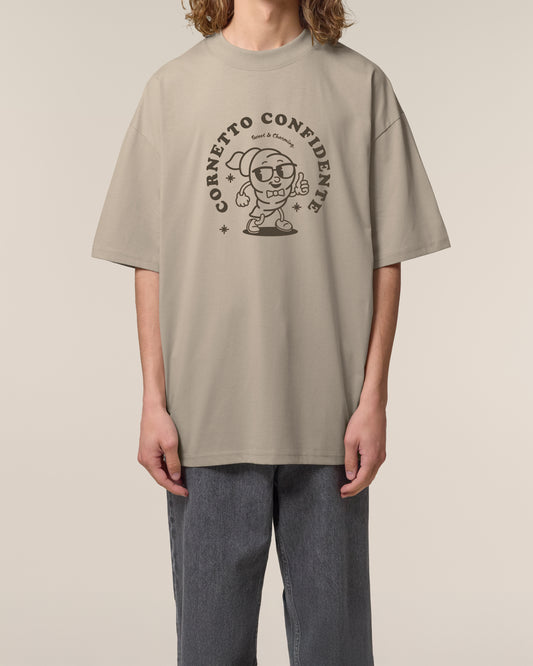 T-Shirt High Neck Frontprint Cornetto Confidente