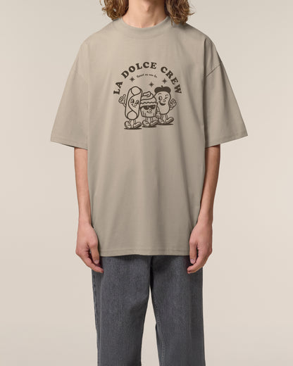 T-Shirt High Neck Frontprint La Dolce Crew