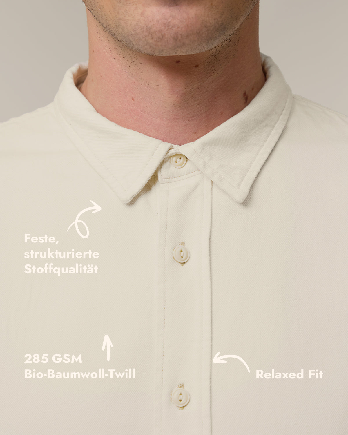 Unisex Worker Hemd Heart Stick