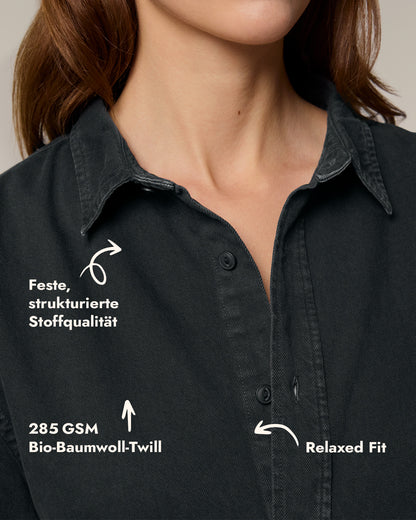 Unisex Worker Hemd Heart Stick